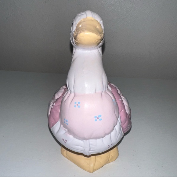 Vintage Painted Ceramic Goose Coin Bank - Picture 4 of 9